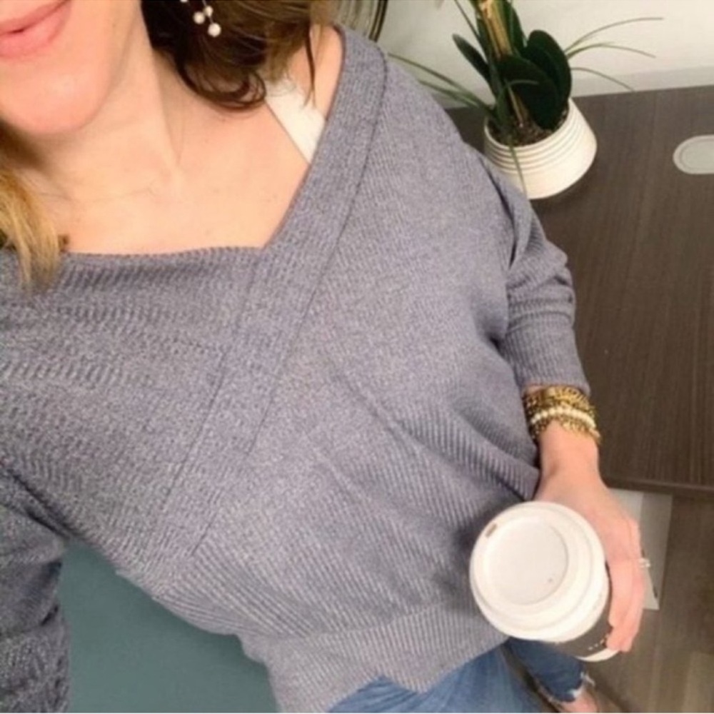 Stella & Dot | Sweater | The Double V Sweater - Picture 6 of 9
